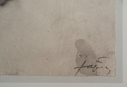 Antoni TAPIES : Regards en coin - Lithographie signée