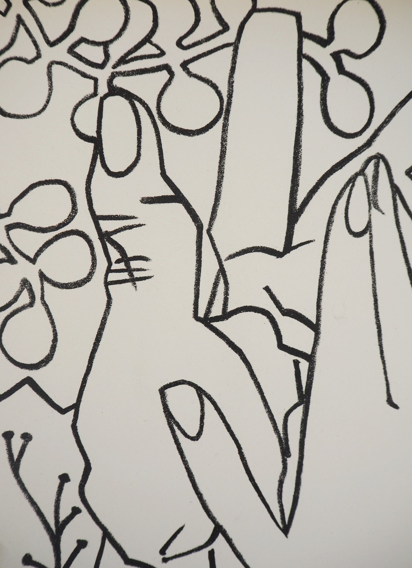 Françoise GILOT : La caresse - Lithographie originale
