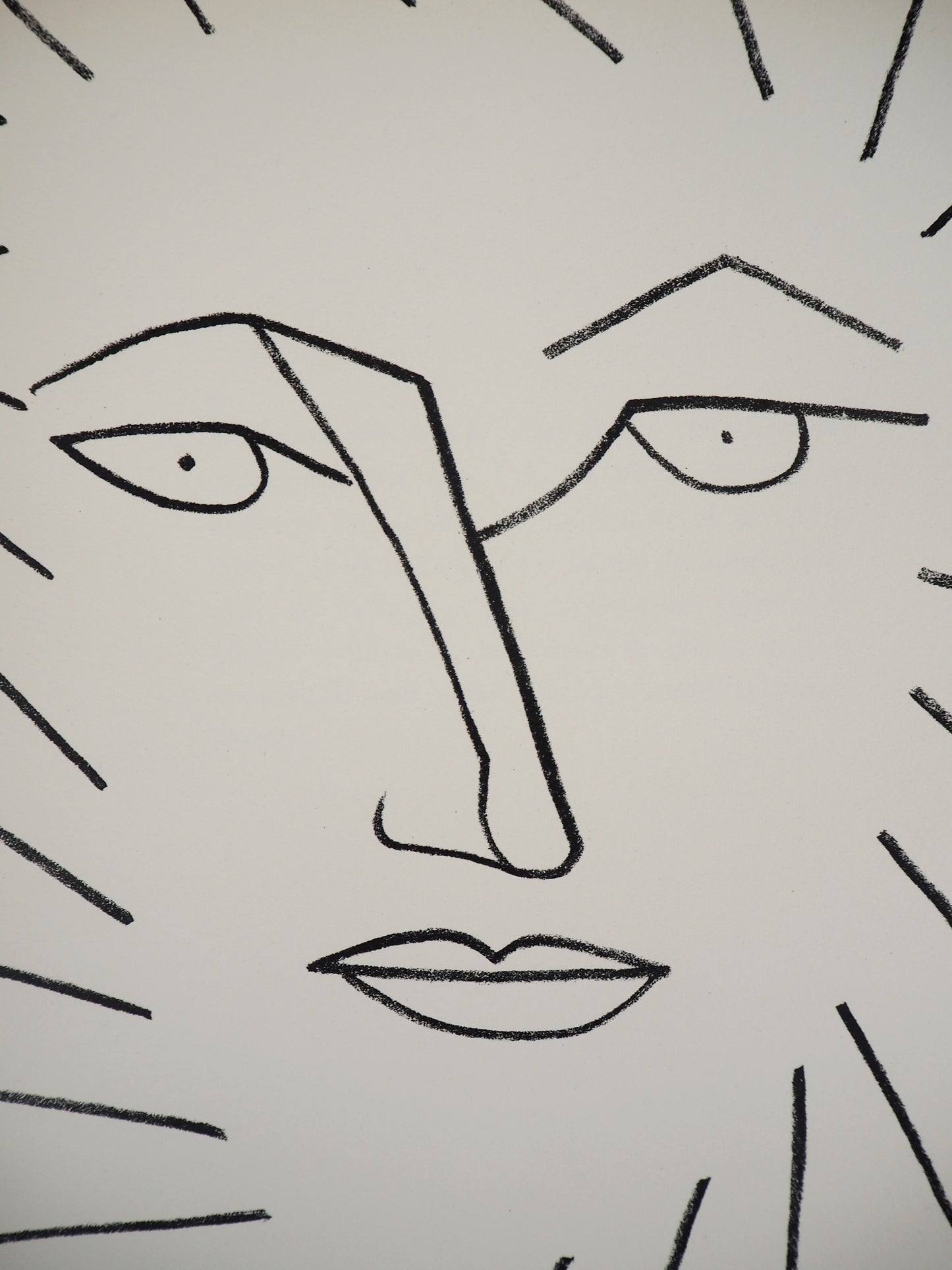 Françoise GILOT : Femme solaire - Lithographie originale