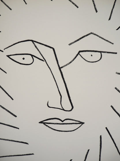 Françoise GILOT : Femme solaire - Lithographie originale