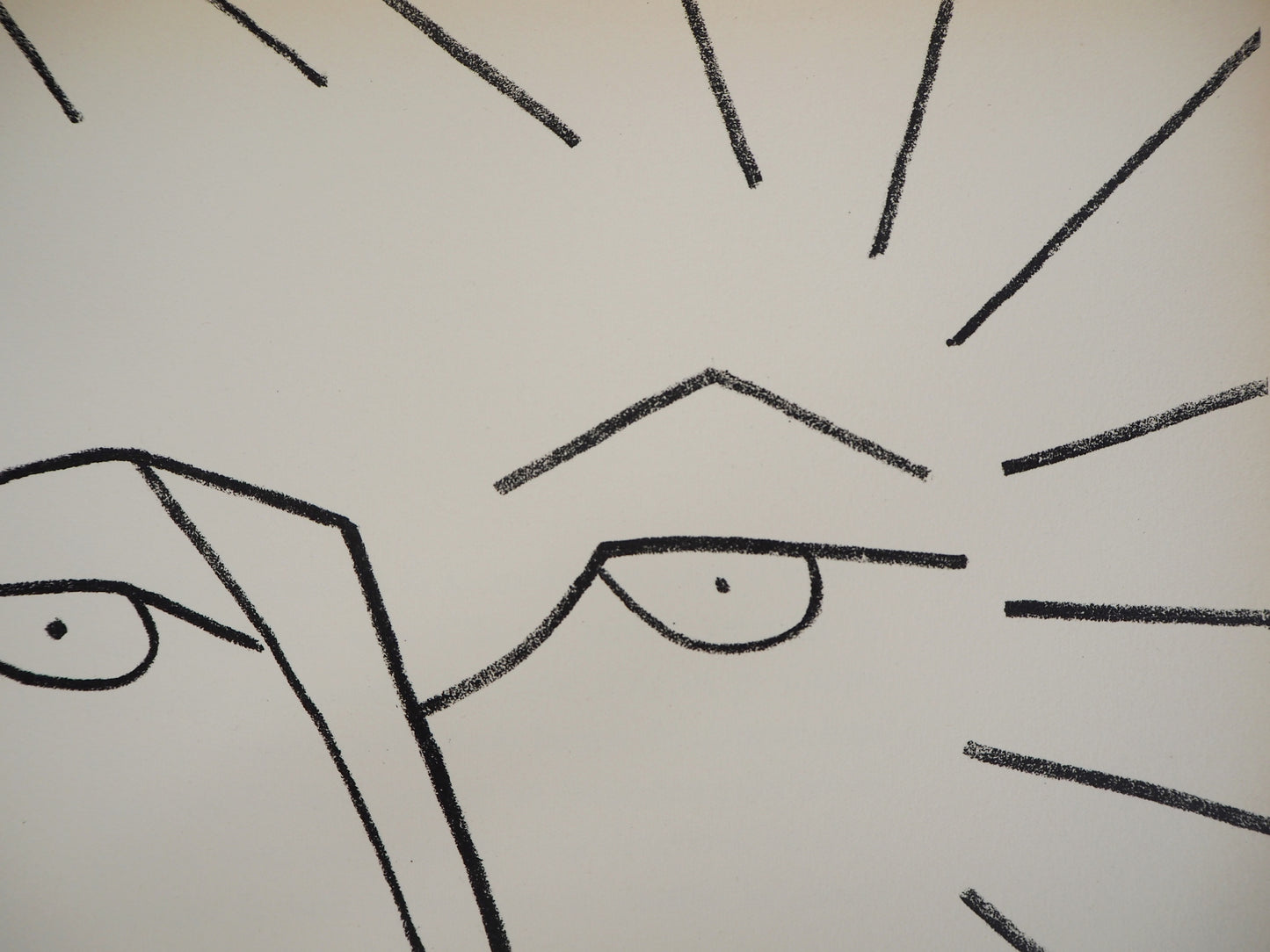Françoise GILOT : Femme solaire - Lithographie originale