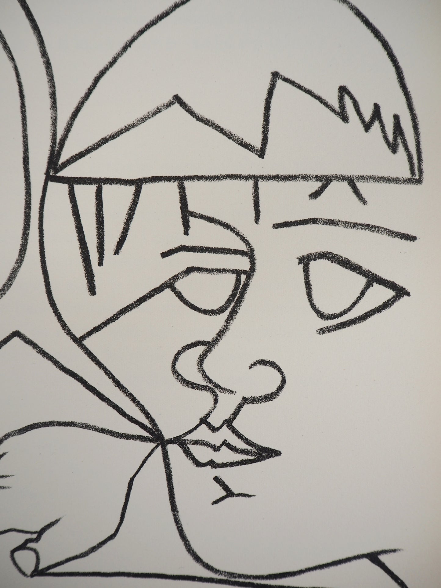 Françoise GILOT : La lecture - Lithographie originale