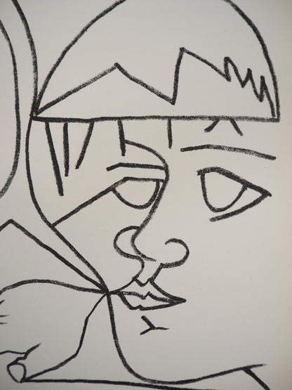 Françoise GILOT : La lecture - Lithographie originale