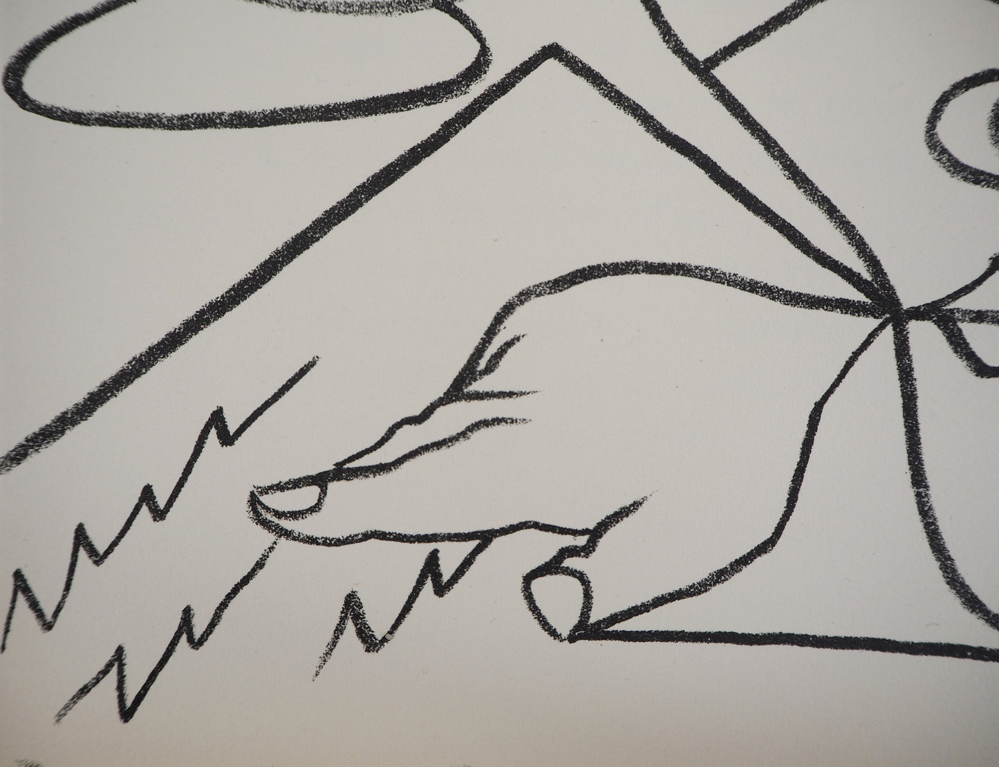 Françoise GILOT : La lecture - Lithographie originale