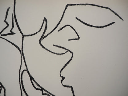 Françoise GILOT : Entre ses mains - Lithographie originale