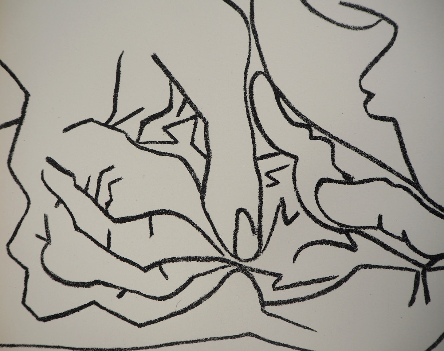 Françoise GILOT : Entre ses mains - Lithographie originale