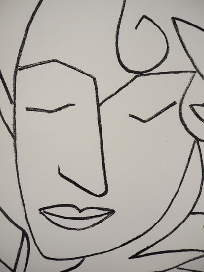 Françoise GILOT : Femme endormie - Lithographie originale