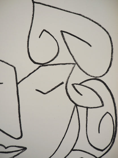 Françoise GILOT : Femme endormie - Lithographie originale