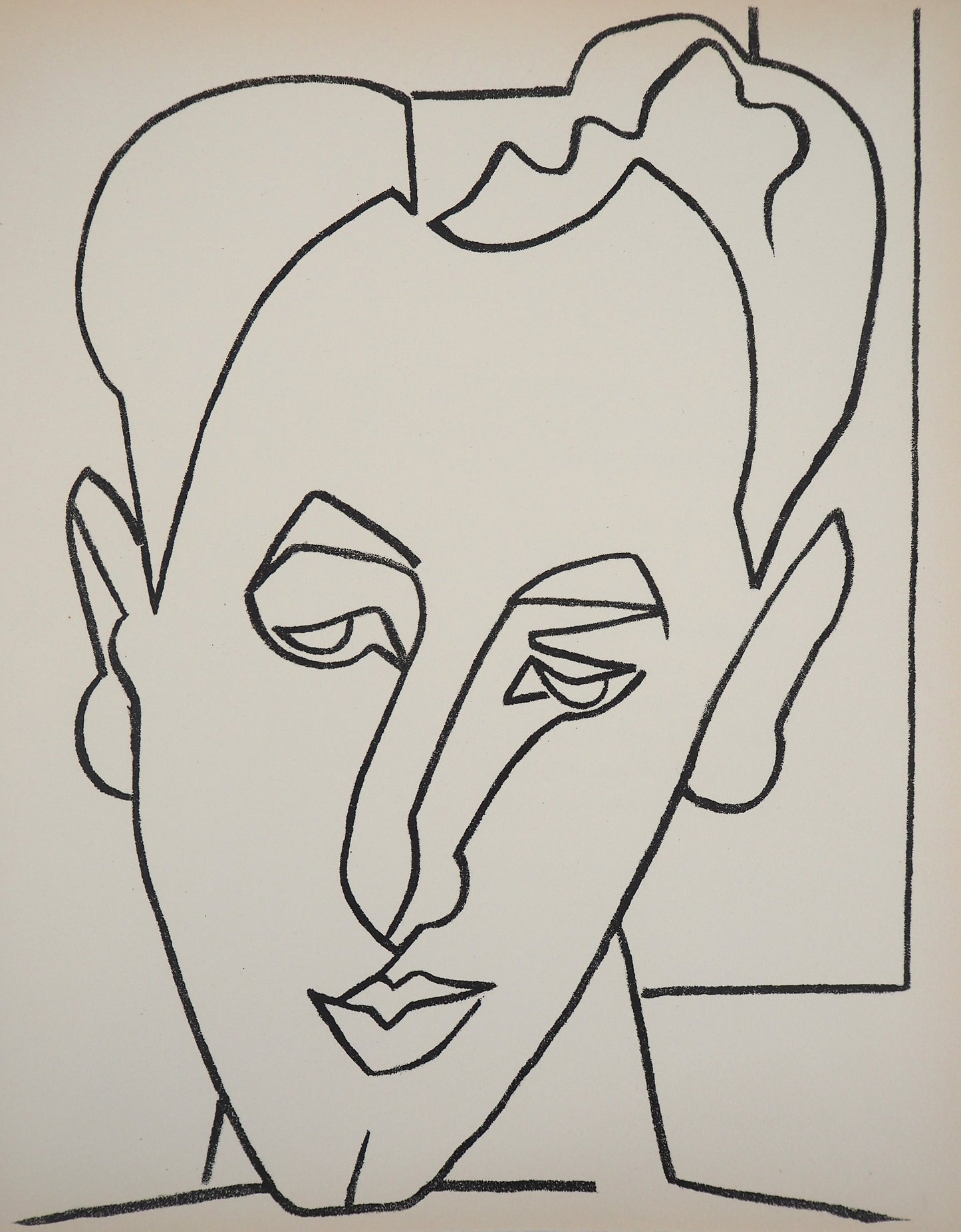 Françoise GILOT : Le jeune homme amoureux - Lithographie originale