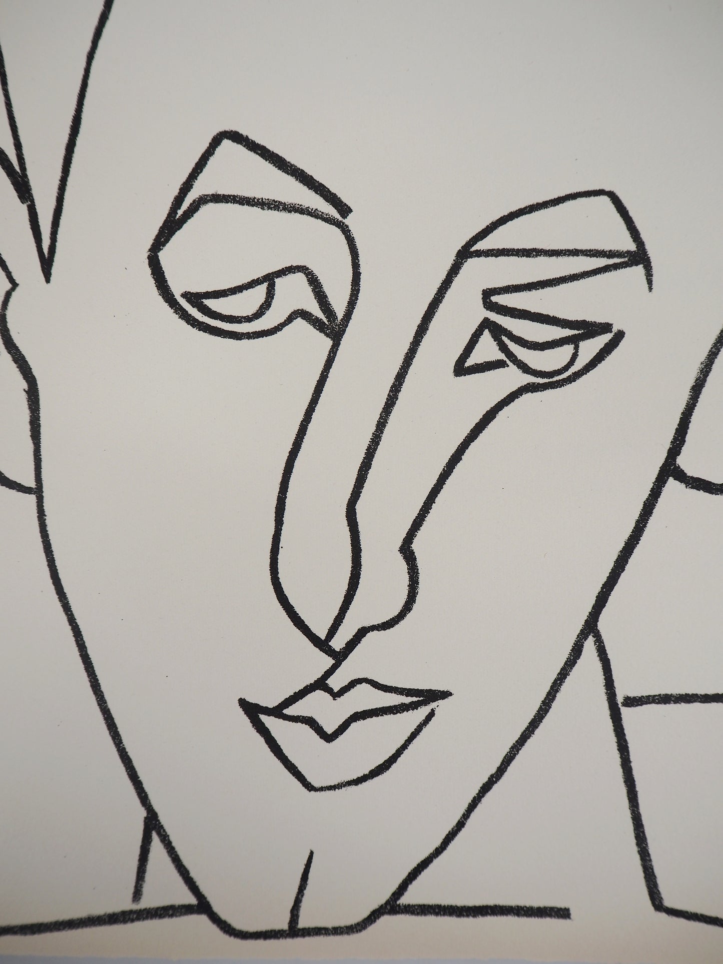Françoise GILOT : Le jeune homme amoureux - Lithographie originale