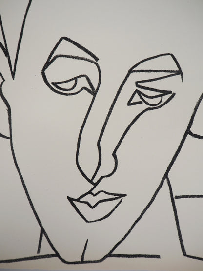 Françoise GILOT : Le jeune homme amoureux - Lithographie originale