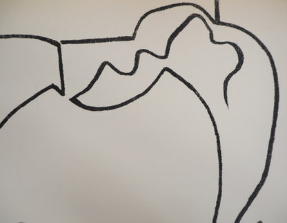 Françoise GILOT : Le jeune homme amoureux - Lithographie originale