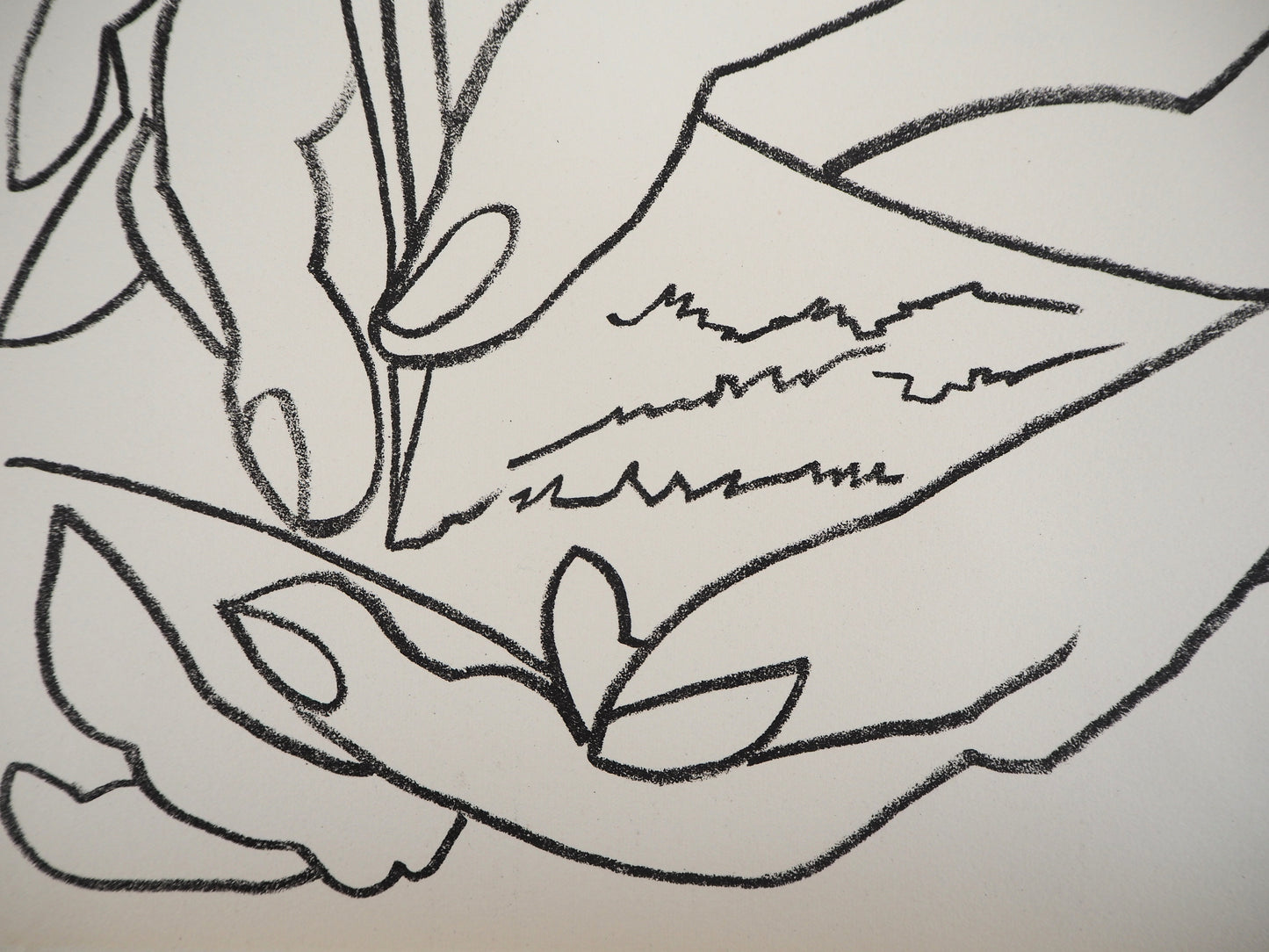Françoise GILOT : Le doux billet - Lithographie originale