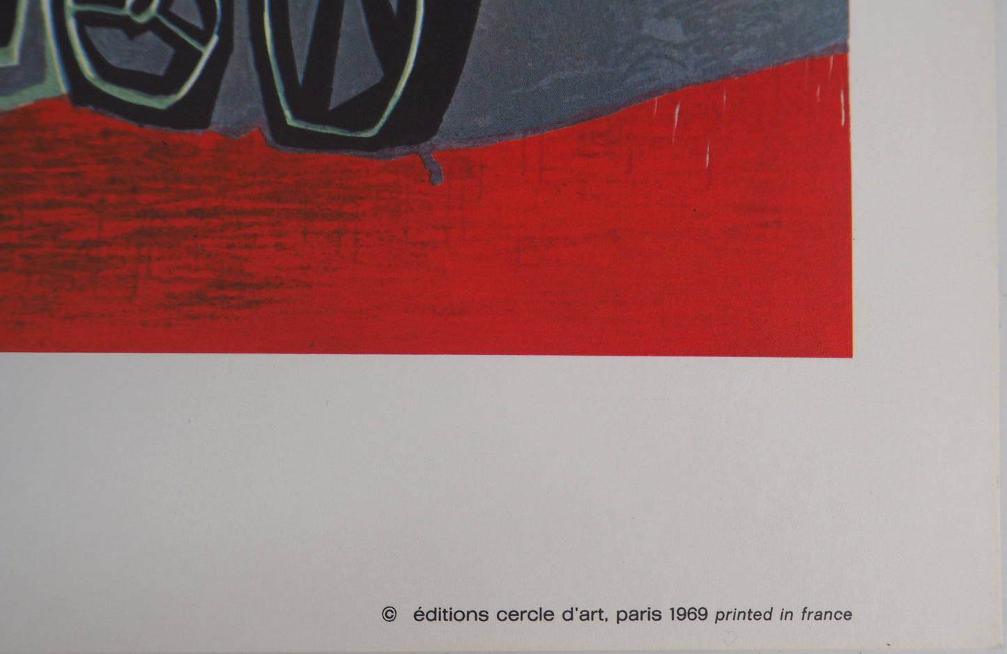 Pablo PICASSO : La guerre - Lithographie en couleurs