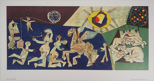 Pablo PICASSO : La paix - Lithographie en couleurs
