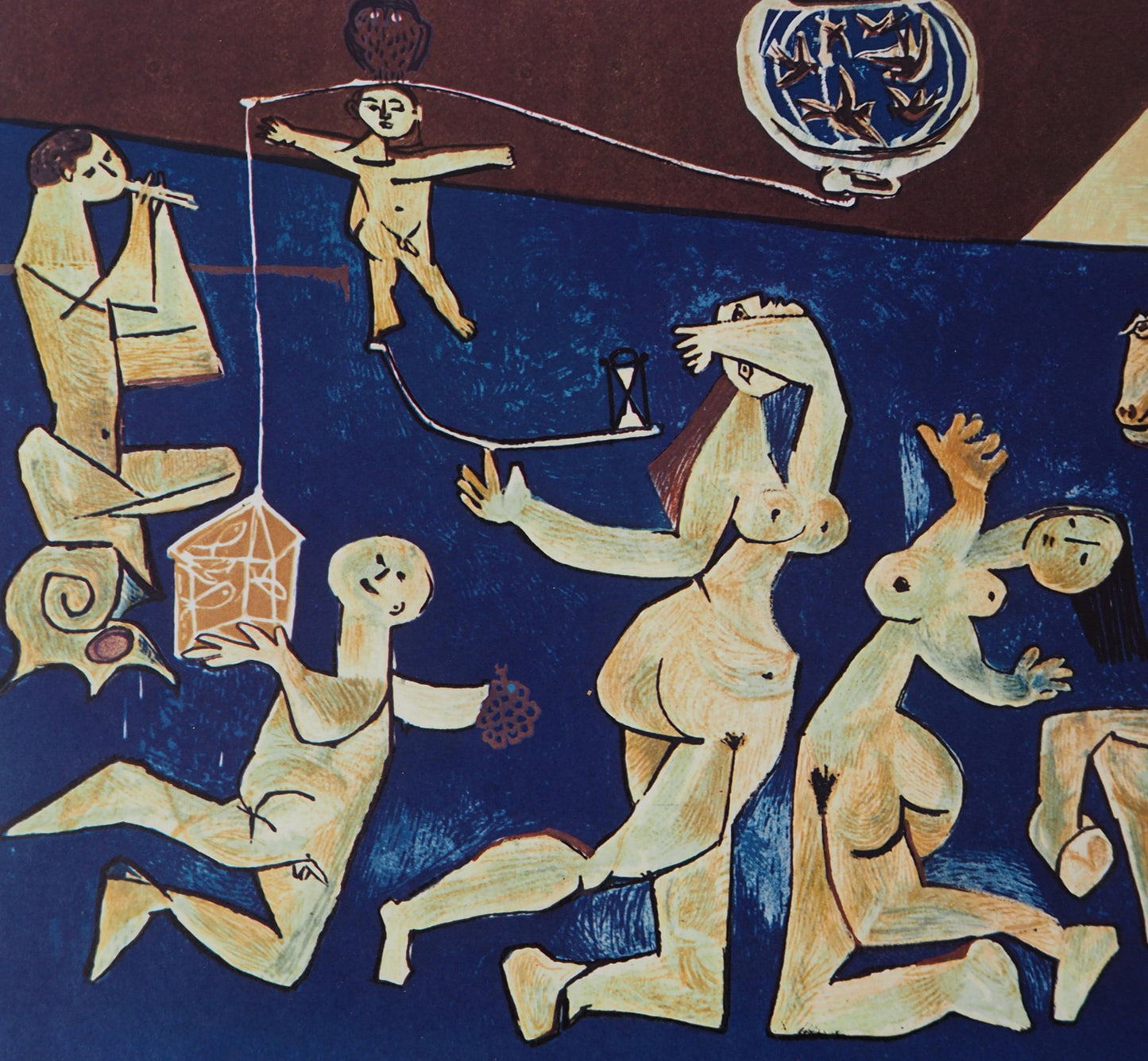 Pablo PICASSO : La paix - Lithographie en couleurs