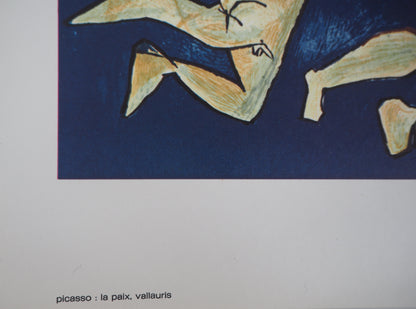 Pablo PICASSO : La paix - Lithographie en couleurs