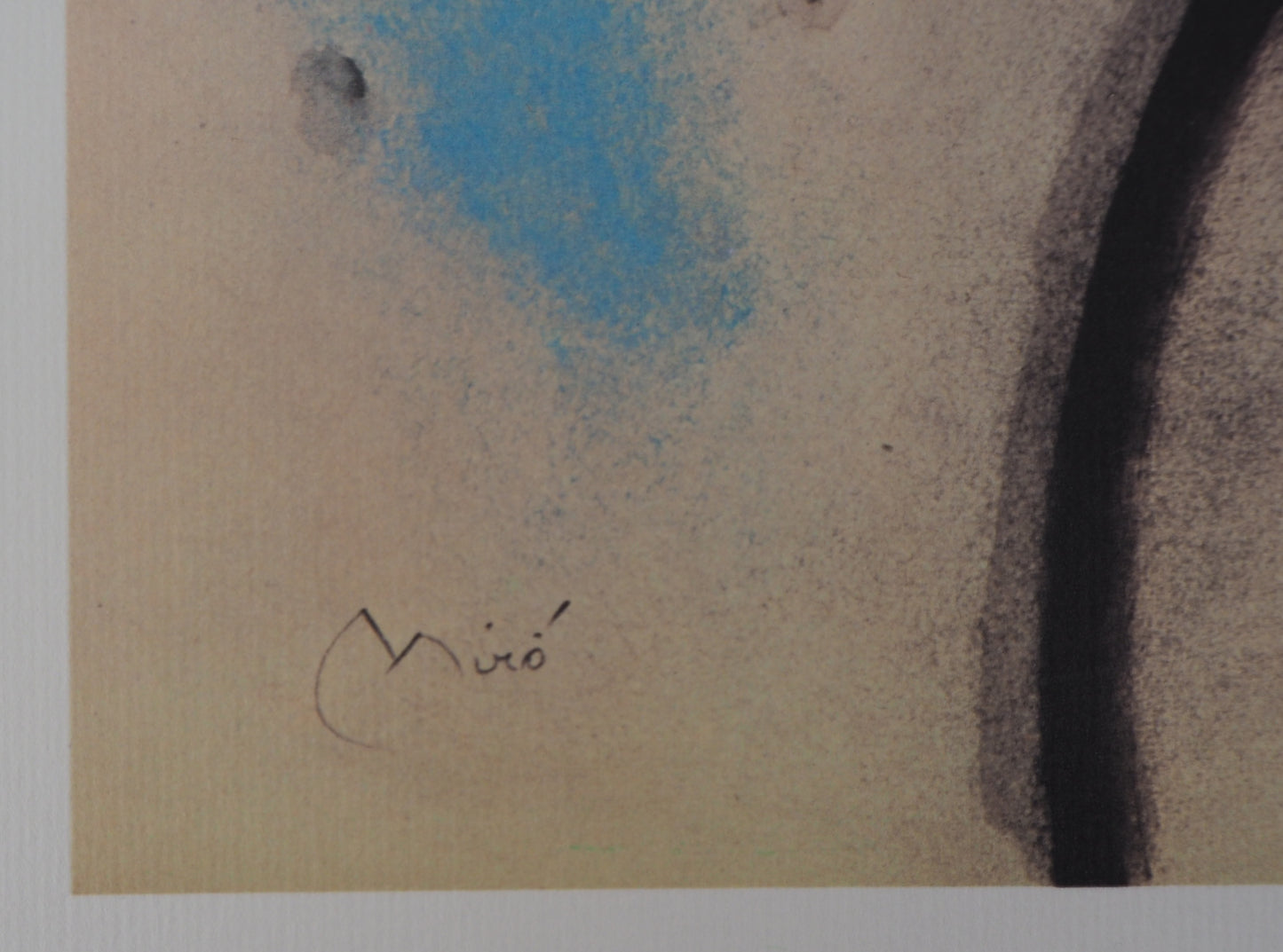 Joan MIRO: Camina bajo el cielo azul - Litografía firmada