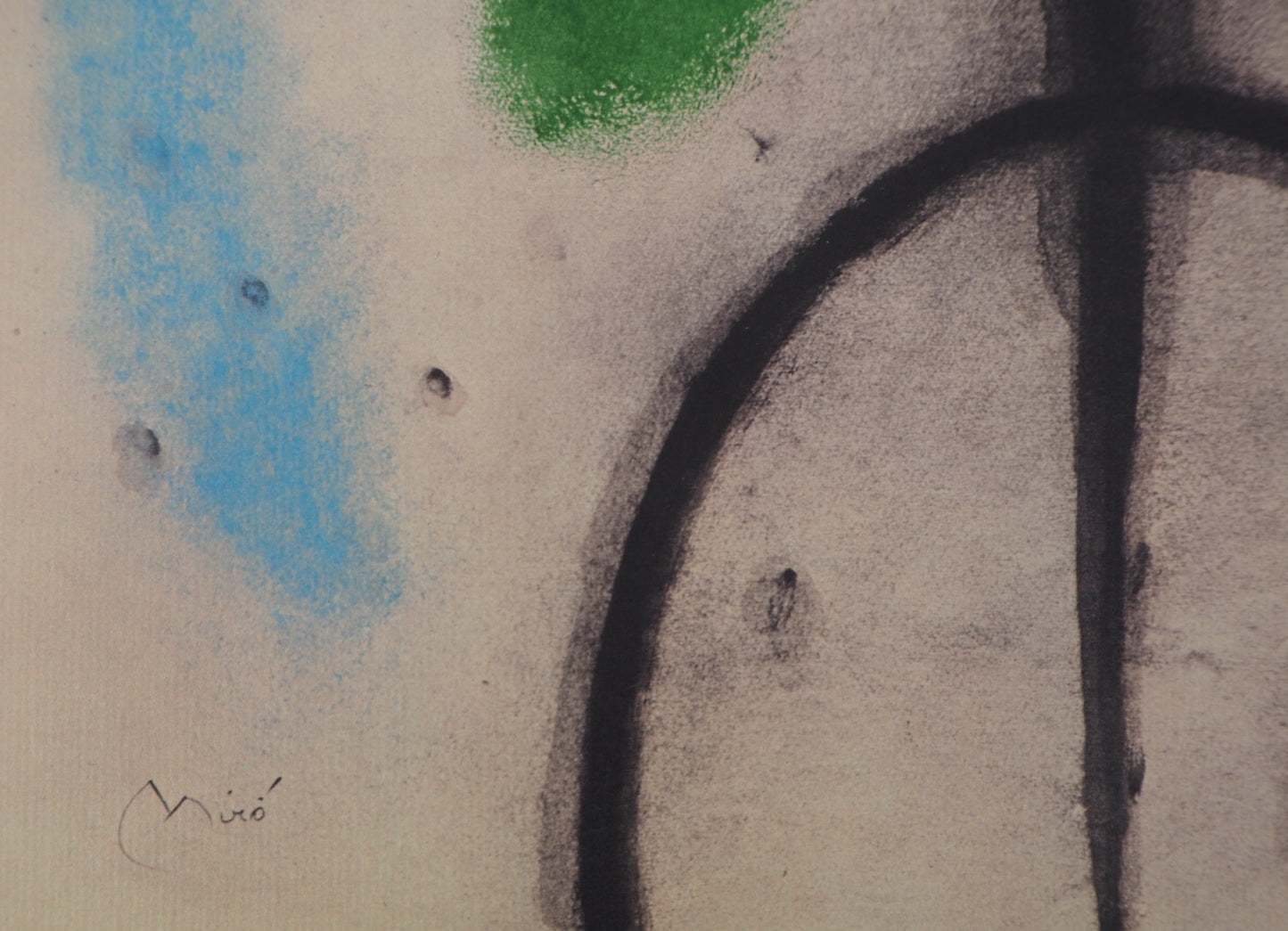 Joan MIRO: Camina bajo el cielo azul - Litografía firmada