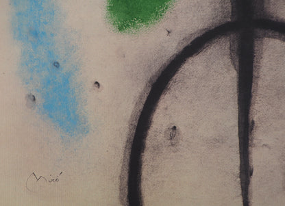 Joan MIRO: Camina bajo el cielo azul - Litografía firmada