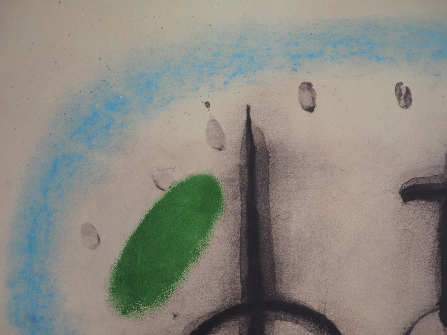 Joan MIRO: Camina bajo el cielo azul - Litografía firmada
