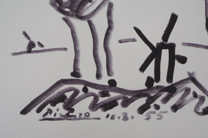 Pablo PICASSO : Don Quichotte - Lithographie signée