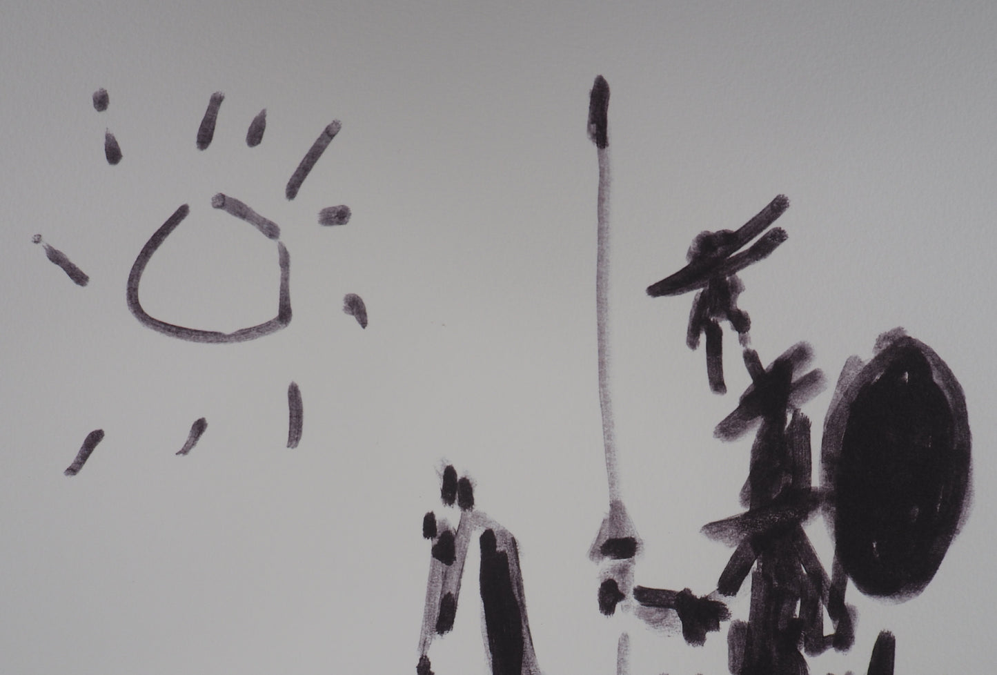 Pablo PICASSO : Don Quichotte - Lithographie signée
