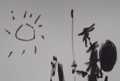 Pablo PICASSO : Don Quichotte - Lithographie signée