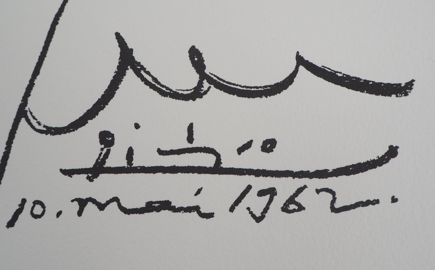 Pablo PICASSO : Colombe de l'avenir - Lithographie signée