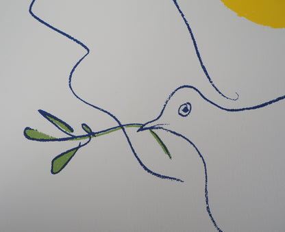 Pablo PICASSO : Colombe de l'avenir - Lithographie signée