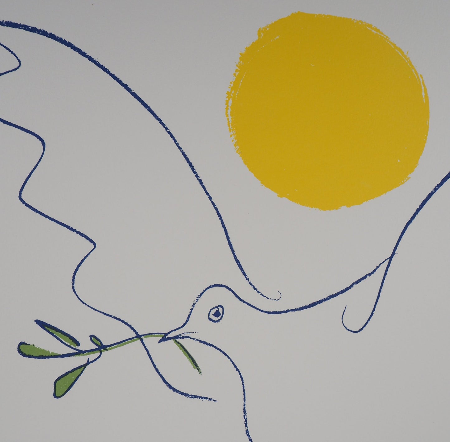 Pablo PICASSO : Colombe de l'avenir - Lithographie signée