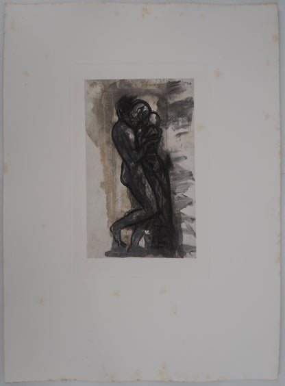 Auguste RODIN : L’étreinte - Gravure