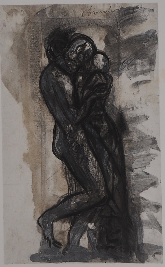 Auguste RODIN : L’étreinte - Gravure