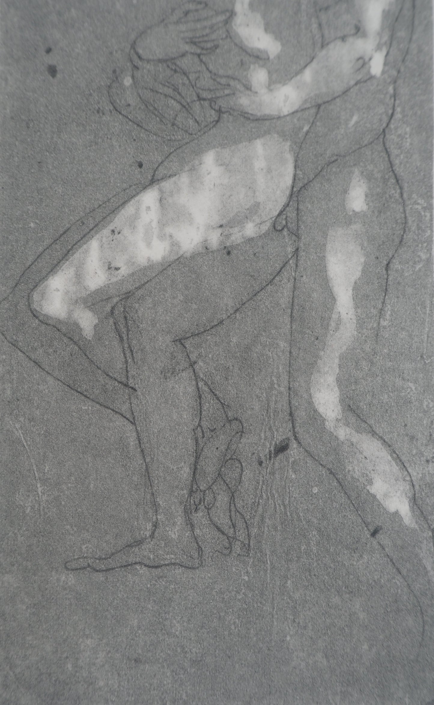 Auguste RODIN : La danse des amoureux - Gravure