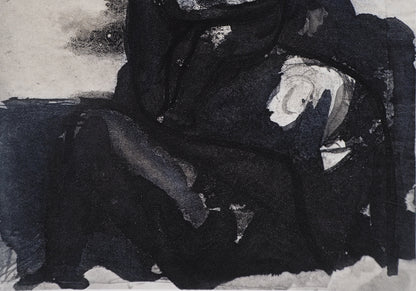 Auguste RODIN : La mère et son enfant  - Gravure