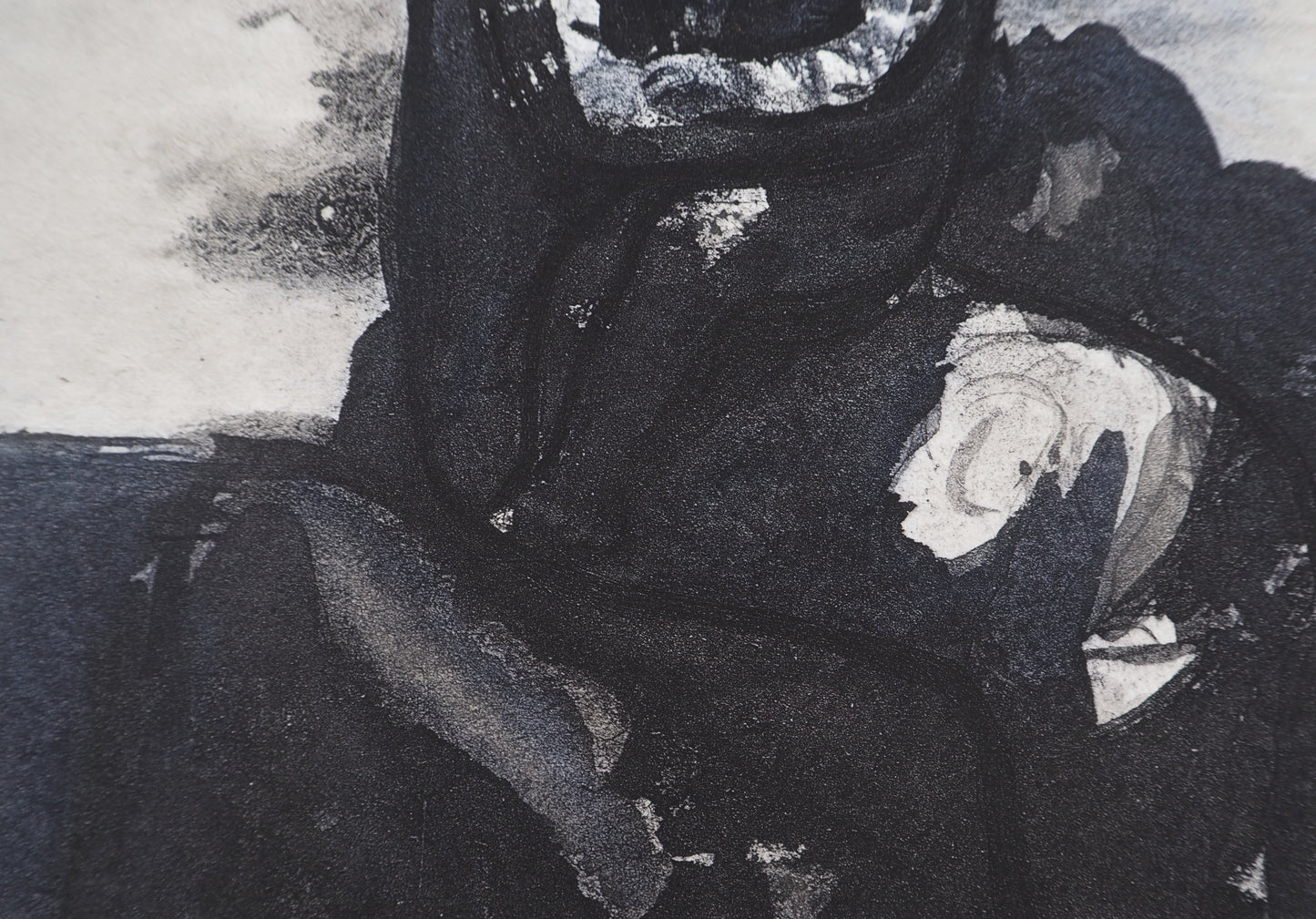 Auguste RODIN : La mère et son enfant  - Gravure