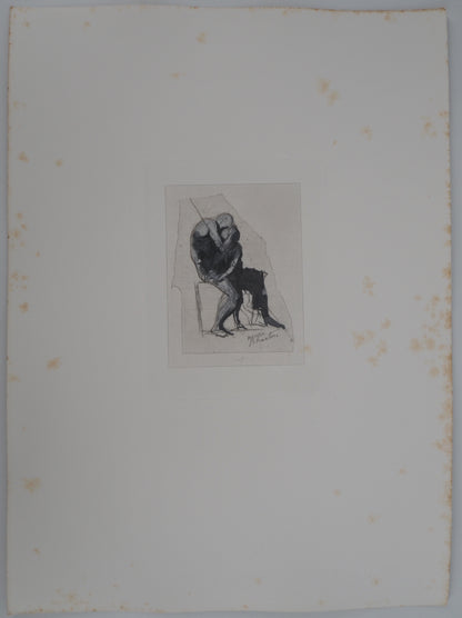 Auguste RODIN : Icare et Phaeton - Gravure