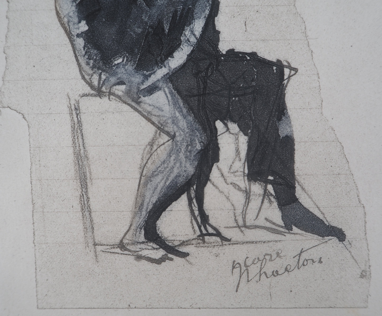 Auguste RODIN : Icare et Phaeton - Gravure