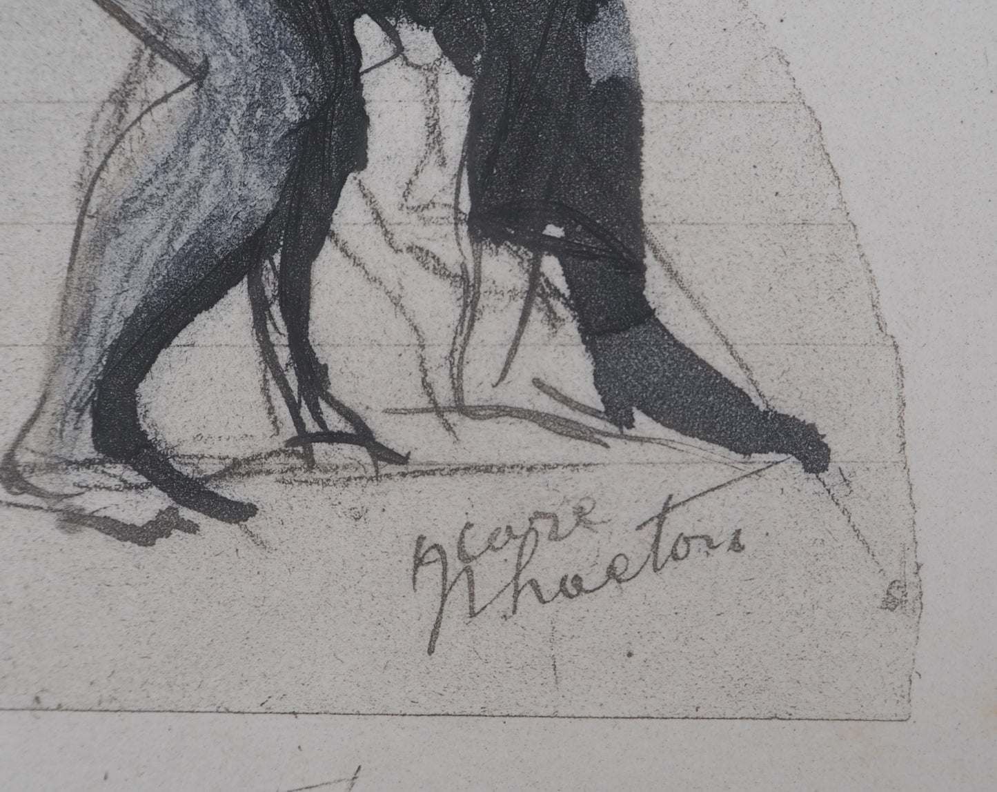 Auguste RODIN : Icare et Phaeton - Gravure
