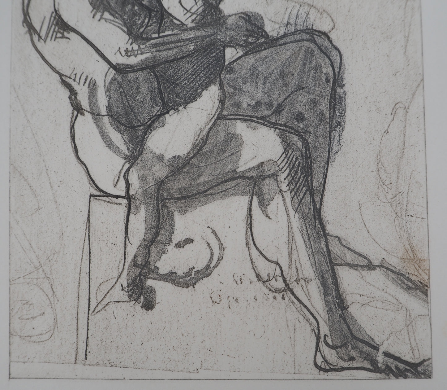 Auguste RODIN : Le jeu  - Gravure
