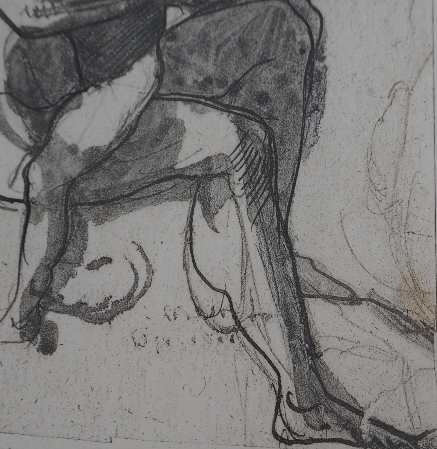 Auguste RODIN : Le jeu  - Gravure