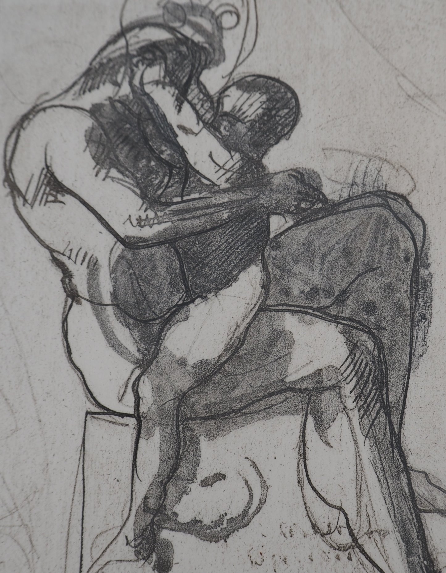 Auguste RODIN : Le jeu  - Gravure