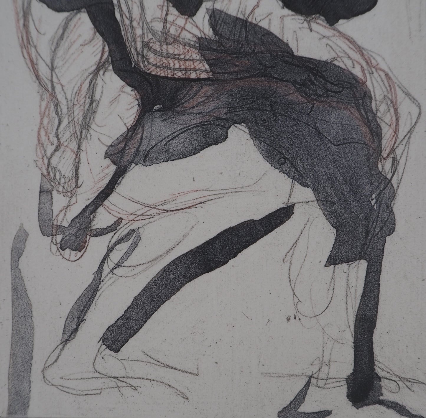 Auguste RODIN : Etude du mouvement - Gravure
