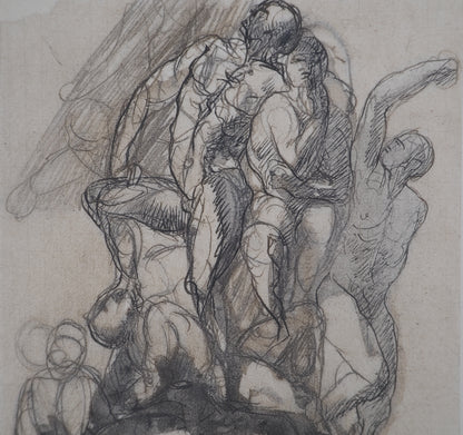 Auguste RODIN : Les victorieux - Gravure