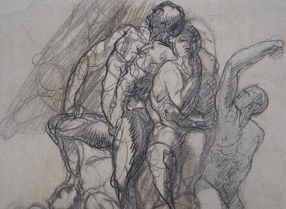 Auguste RODIN : Les victorieux - Gravure