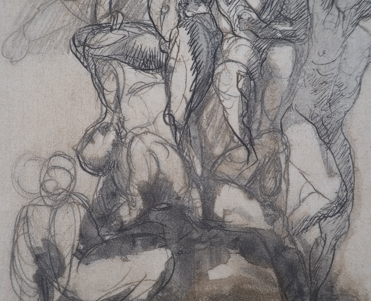 Auguste RODIN : Les victorieux - Gravure