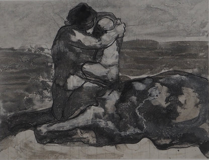 Auguste RODIN :  L’étreinte - Gravure