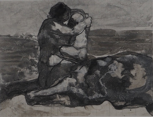 Auguste RODIN :  L’étreinte - Gravure