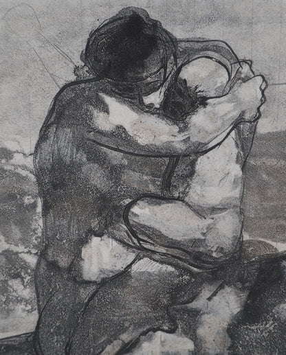 Auguste RODIN :  L’étreinte - Gravure