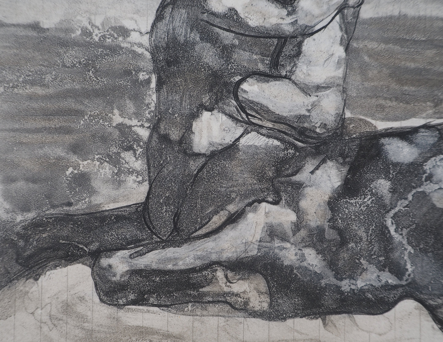 Auguste RODIN :  L’étreinte - Gravure